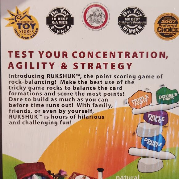 Zabazoo Ruk-Shuk‎ The Game Of Rock Balancing NEW & SEALED - Picture 7 of 7